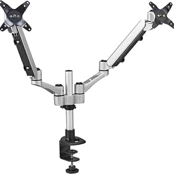 【新品】モニターアーム（2面タイプ）ARM210 シルバー　メカニカル方式 Amazon.co.jp: キングジム モニターアーム(2面垂直タイプ) シルバー